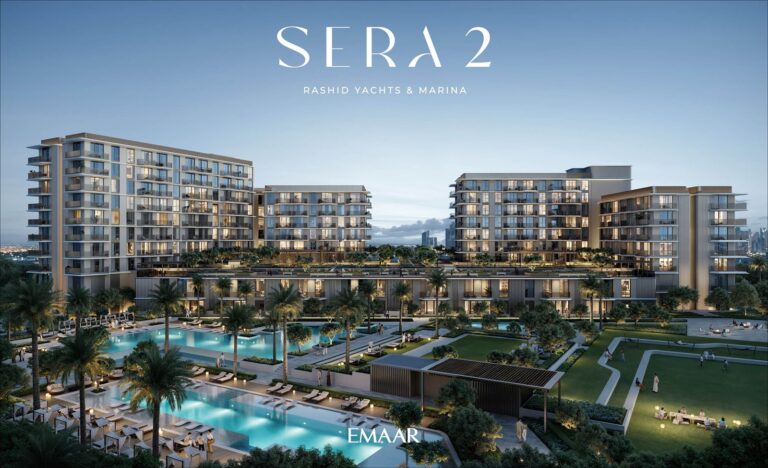 Sera 2 at Rashid Yachts & Marina, Mina Rashid — waterfront 1–3BR apartments & 3BR townhouses by Emaar in Dubai.